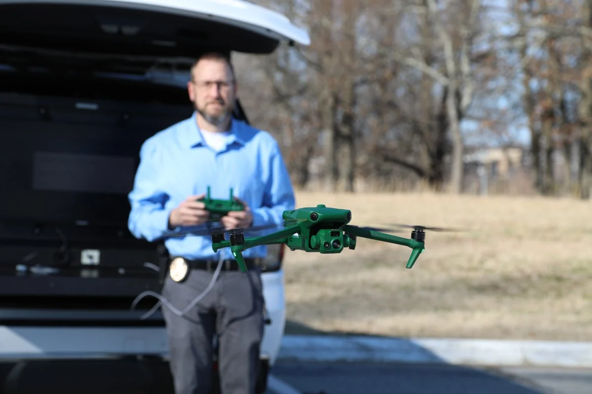 Captain Baker With Drone