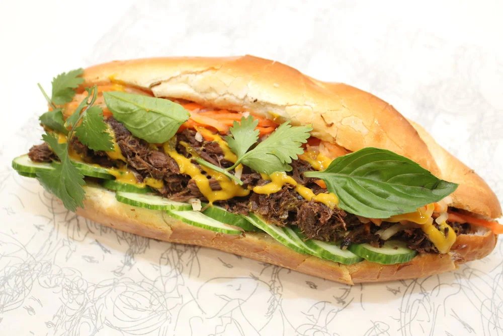 BRAISED BEEF BANH MI