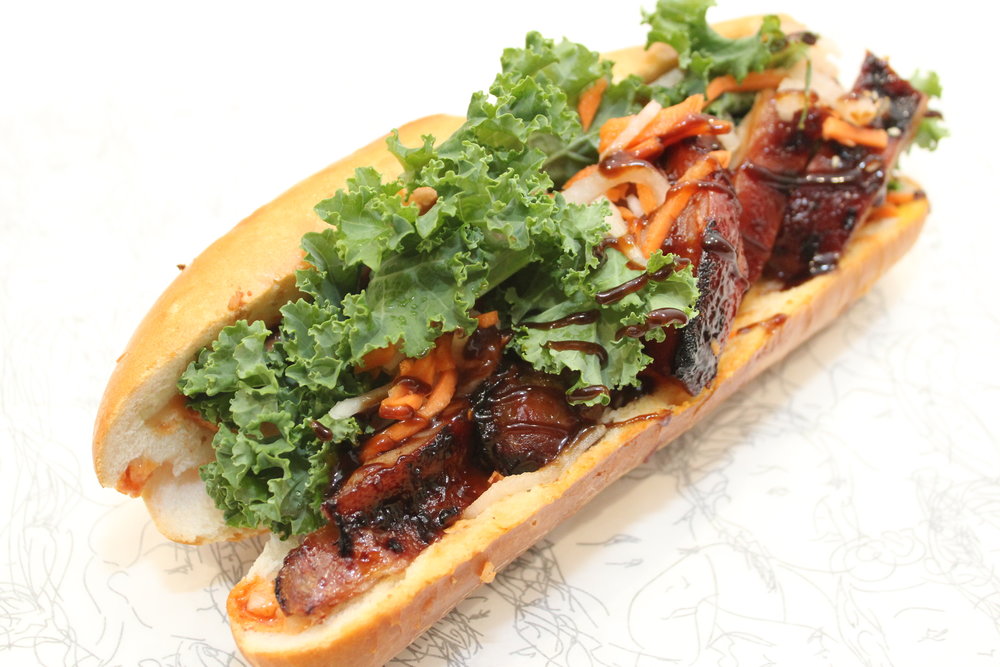 ASIAN BBQ CHICKEN BANH MI