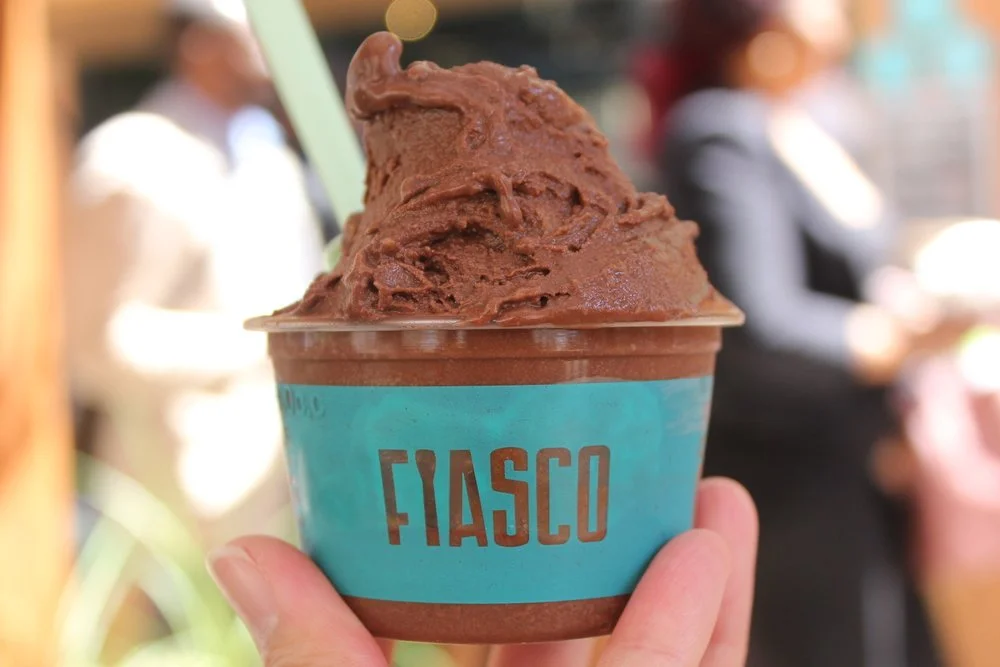 DARK CHOCOLATE PEANUT BUTTER GELATO