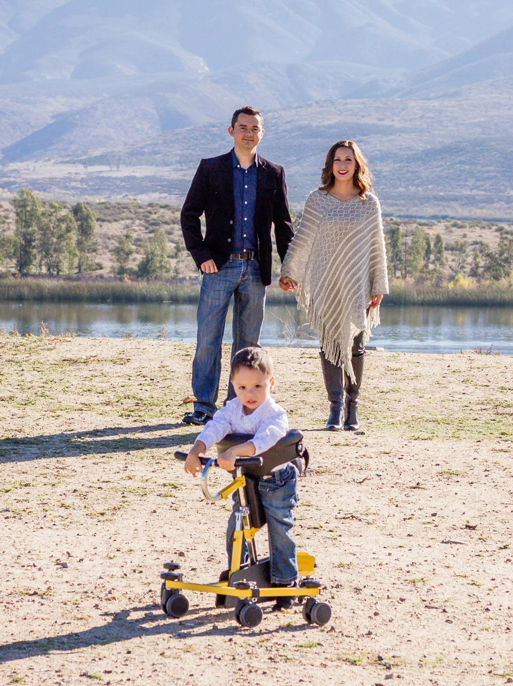 PMD Foundation board member, Carlos Labrada with his wife, Yezabel and their son Leo, who was diagnosed with PMD at 6 months of age.