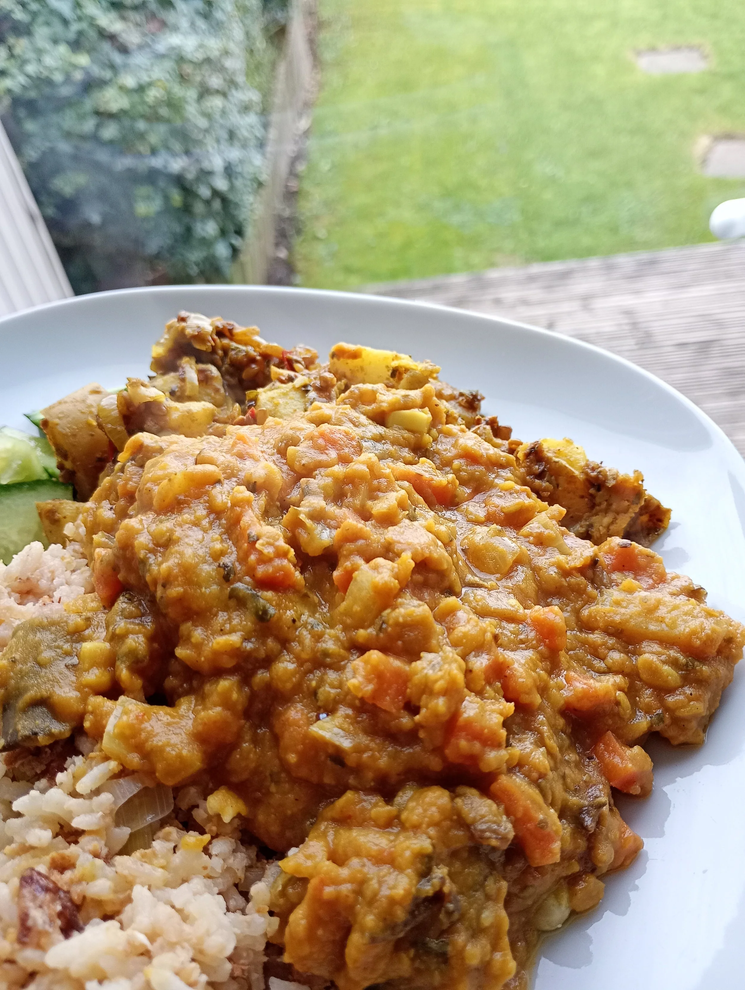 Yellow Split Pea Curry - 'Dhansak' style