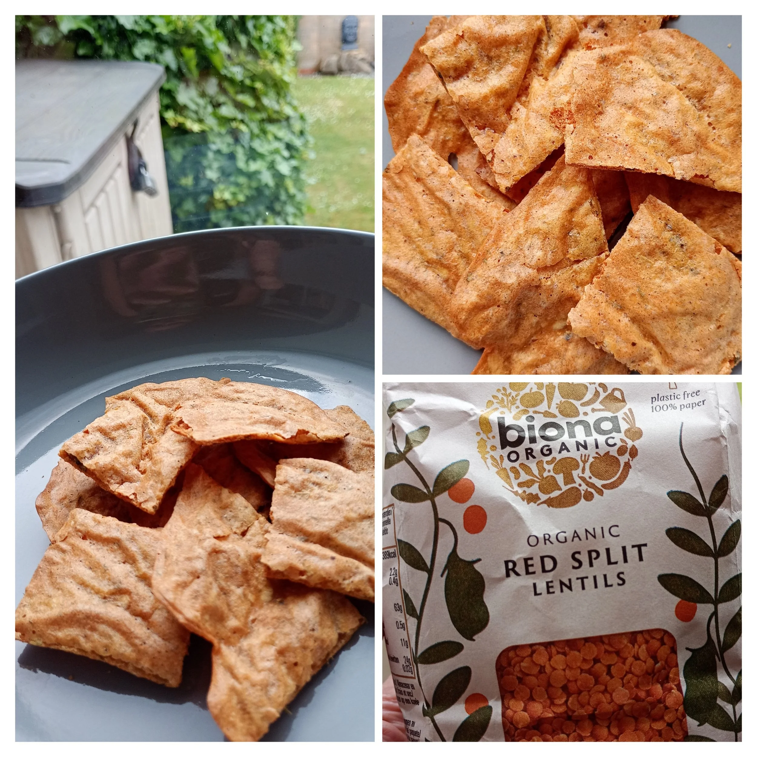 Lentil Crackers with Colombian Flavours