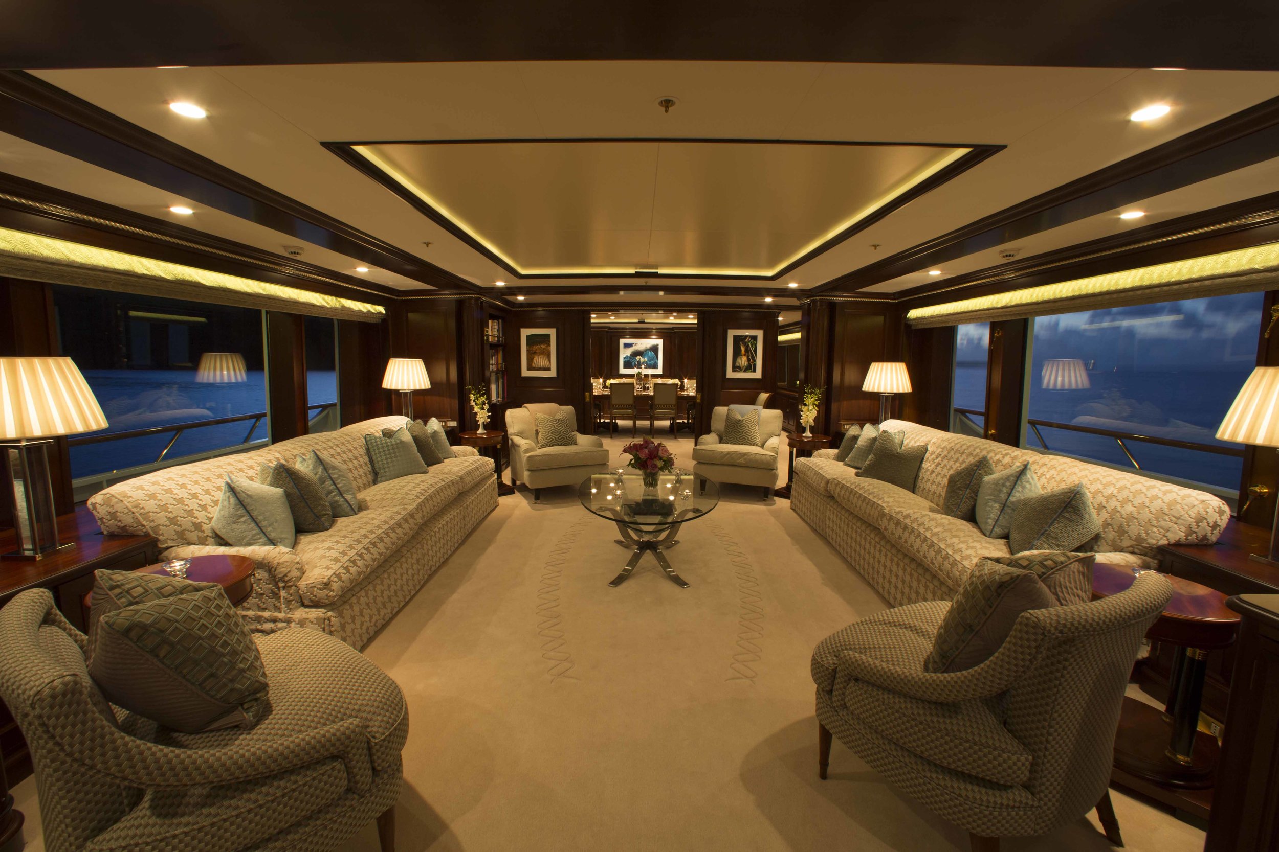  Interiors and details onboard Teleost, 161' Feadship in St. Thomas, USVI. 