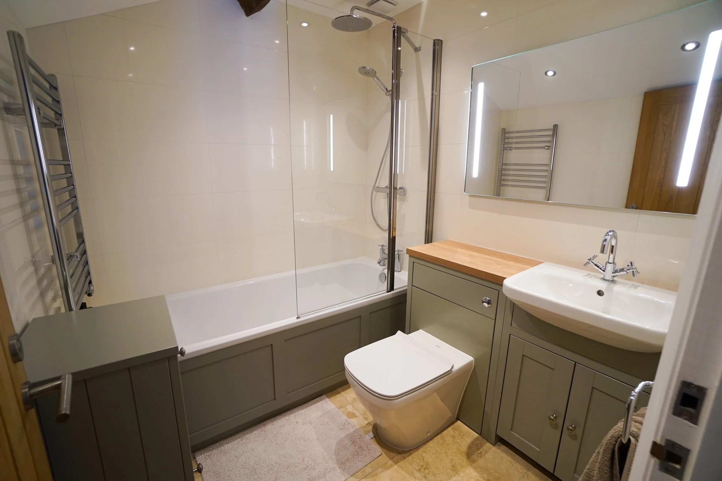 Four Contemporary Bathrooms Completed - Tarporley