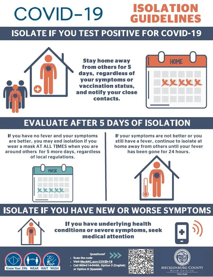 Positive Test Quarantine English  