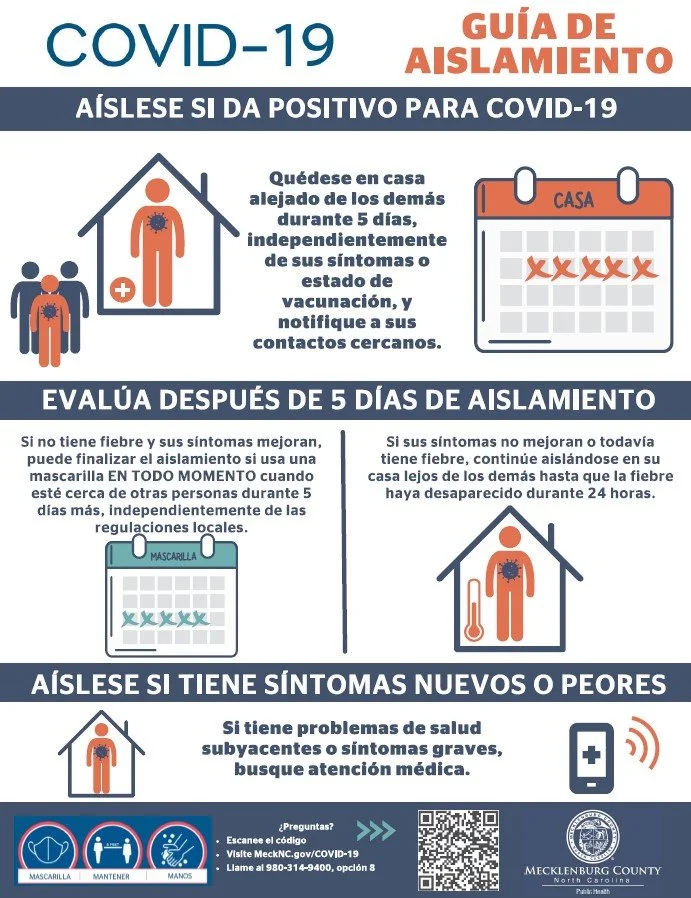 Positive Test Quarantine Spanish 