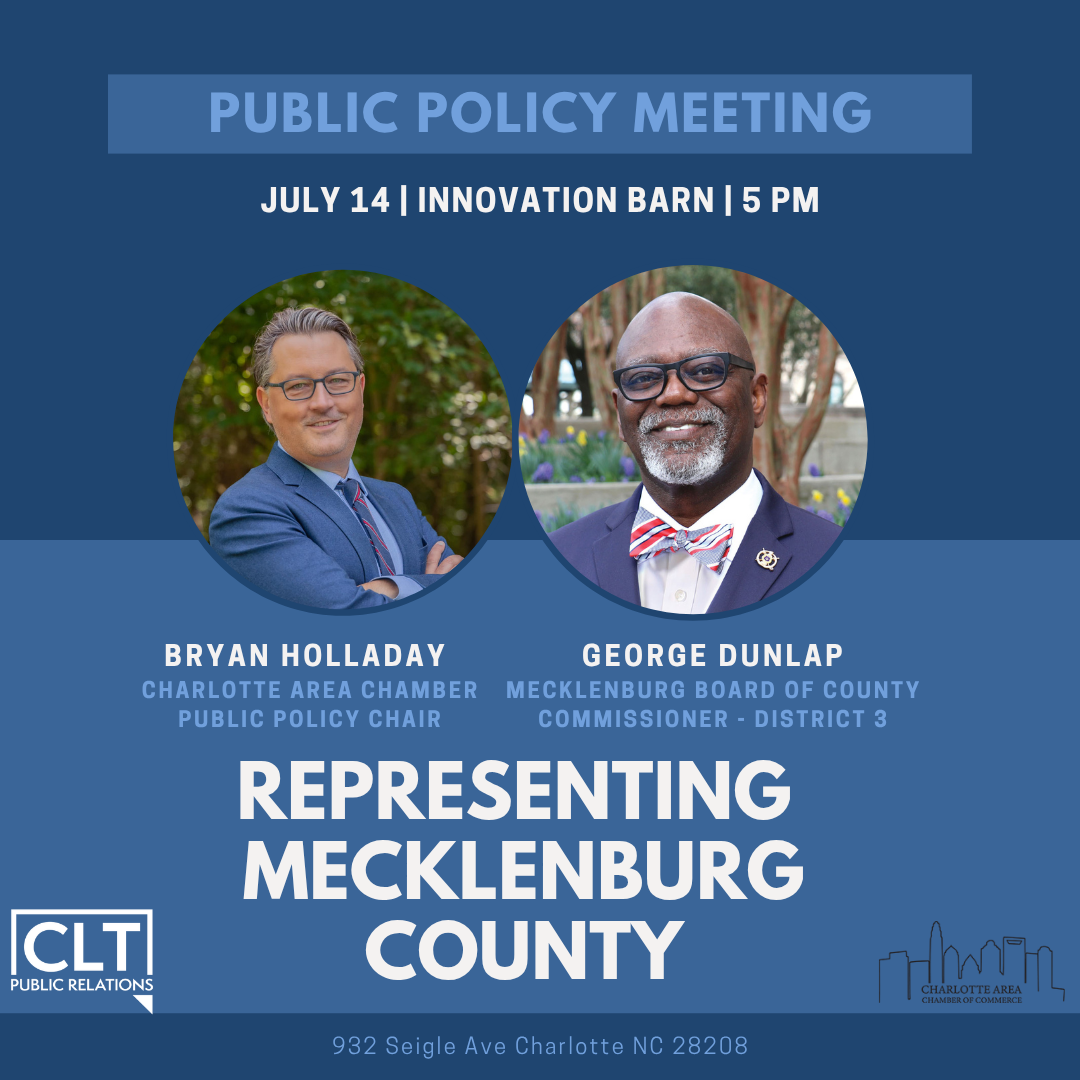 Conversation with County Commissioner Dunlap — CLT Public Relations