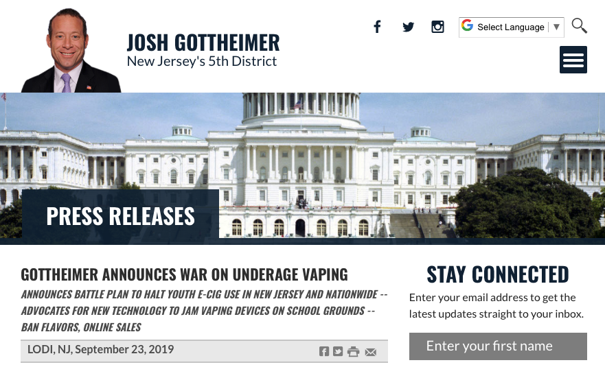 Josh Gottheimer - New Jersey's 5th District