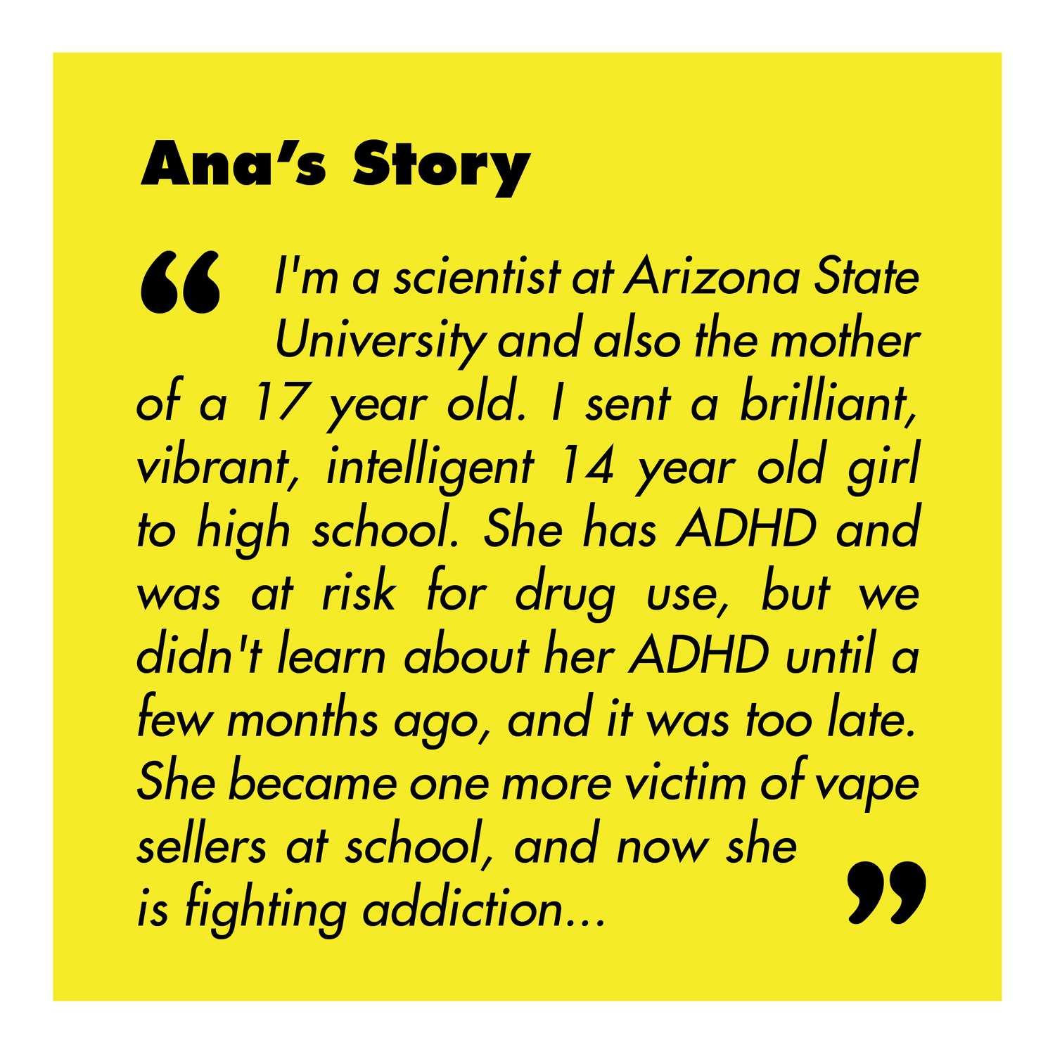 PAVE gets Personal Parents Against Vaping E-cigarettes PAVE gets Personal Parents Against Vaping E-cigarettes