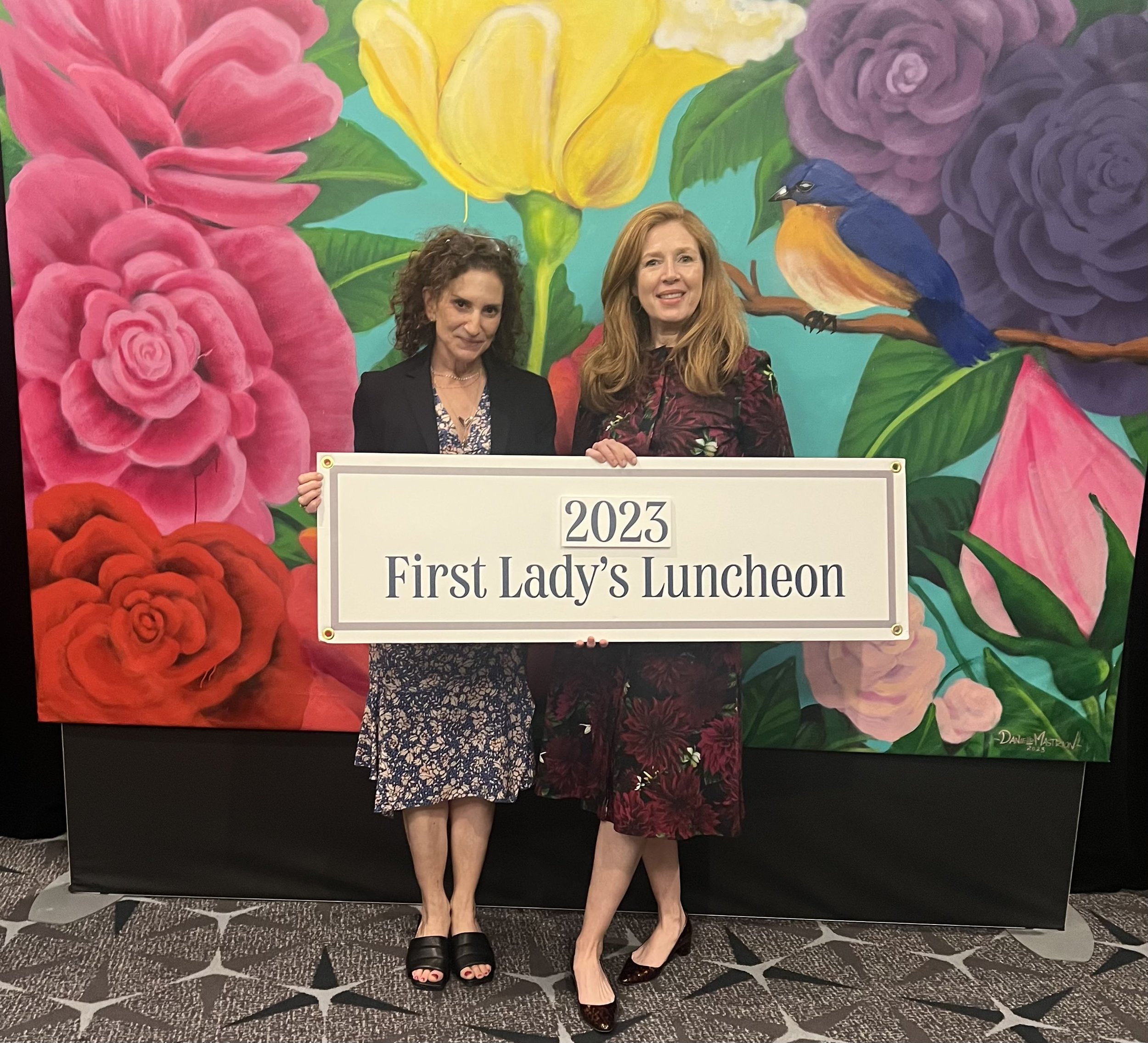 Co-founders Meredith Berkman and Dorian Fuhrman at the 2023 First Lady's Luncheon in Washington, D.C.