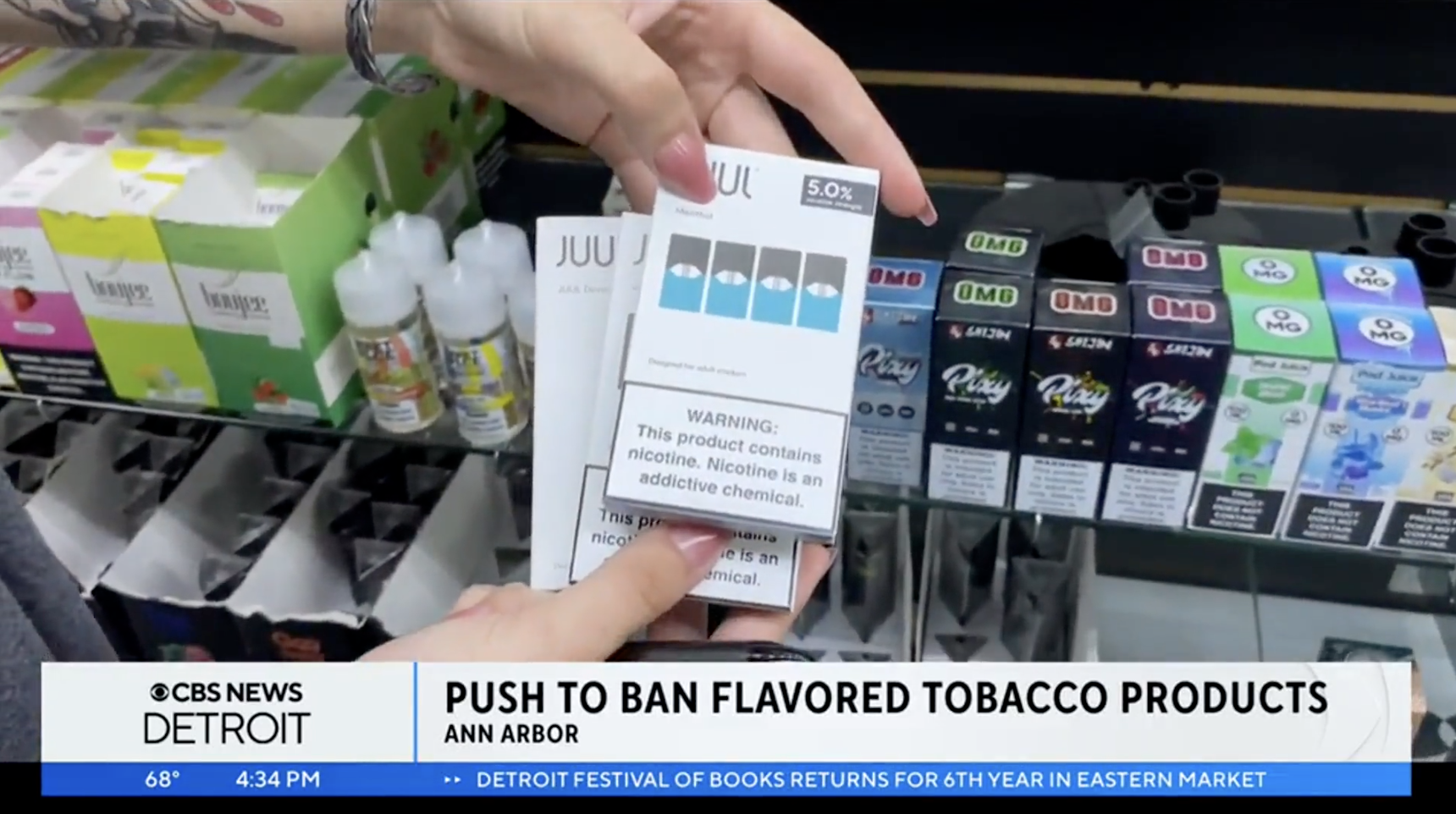 Washtenaw County officials push for statewide flavored tobacco ban