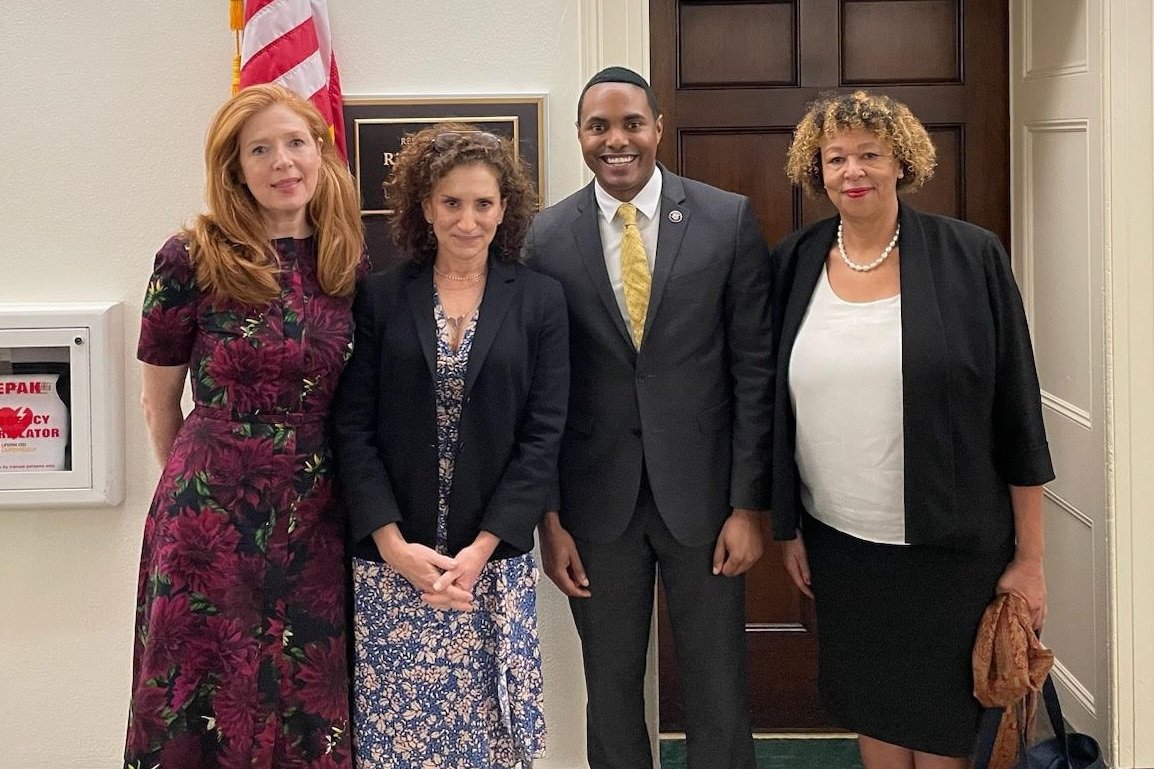 Co-Founders Dorian Fuhrman and Meredith Berkman are joined by Representative Ritchie Torres and AATCLC's Founding Member Carol McGruder in Washington D.C. 