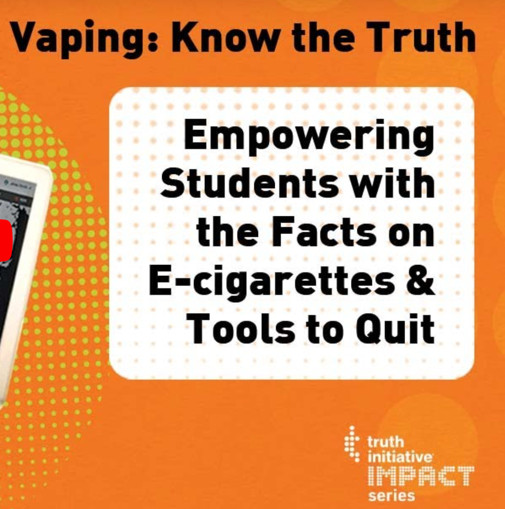 For Schools & Educators — Parents Against Vaping E-cigarettes