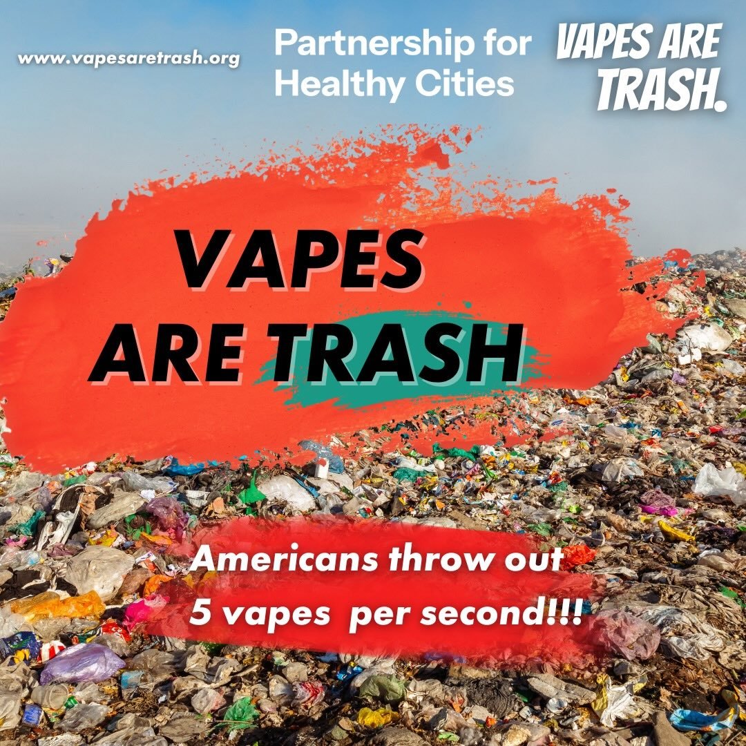 Vapes aren&rsquo;t harmless &mdash; and they&rsquo;re a health and environmental issue. Disposable vapes contain plastic, toxic chemicals, and lithium batteries that can leak into soil and water, harming wildlife and polluting our neighborhoods.

Whe