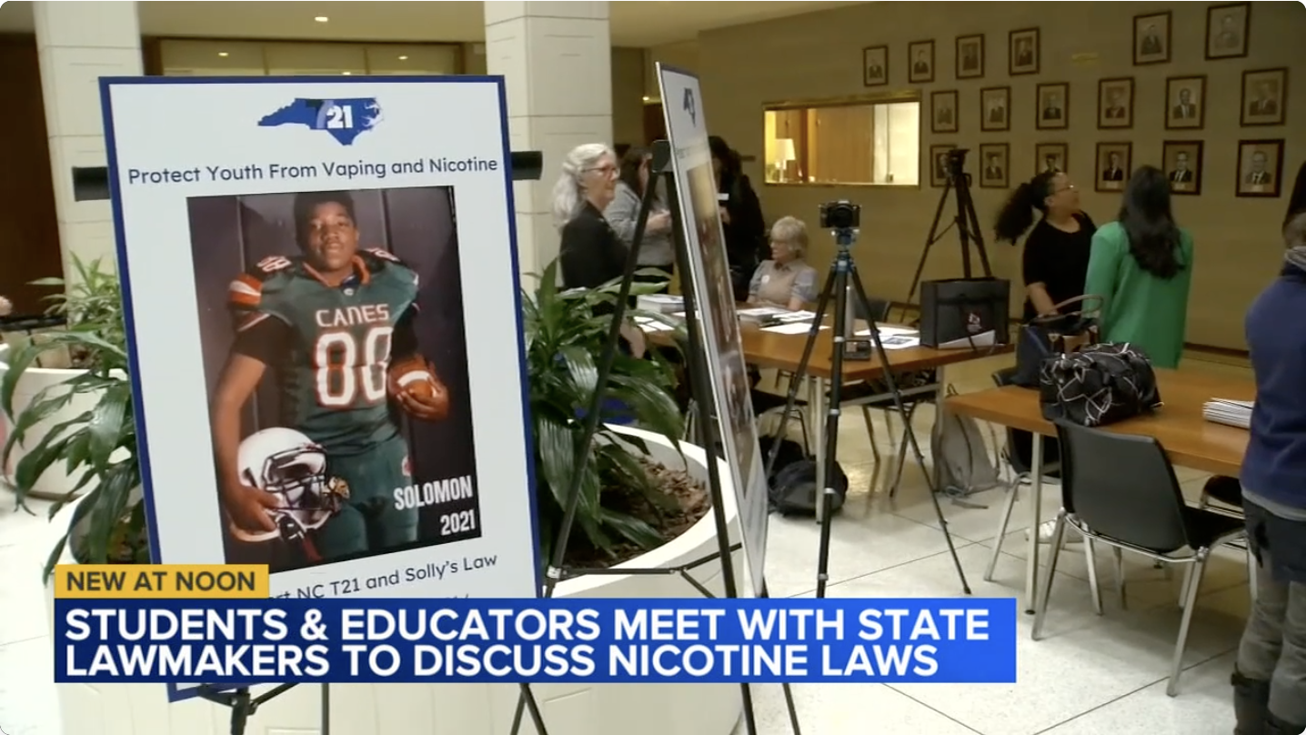 North Carolina teens call for tougher vaping laws at NC General Assembly