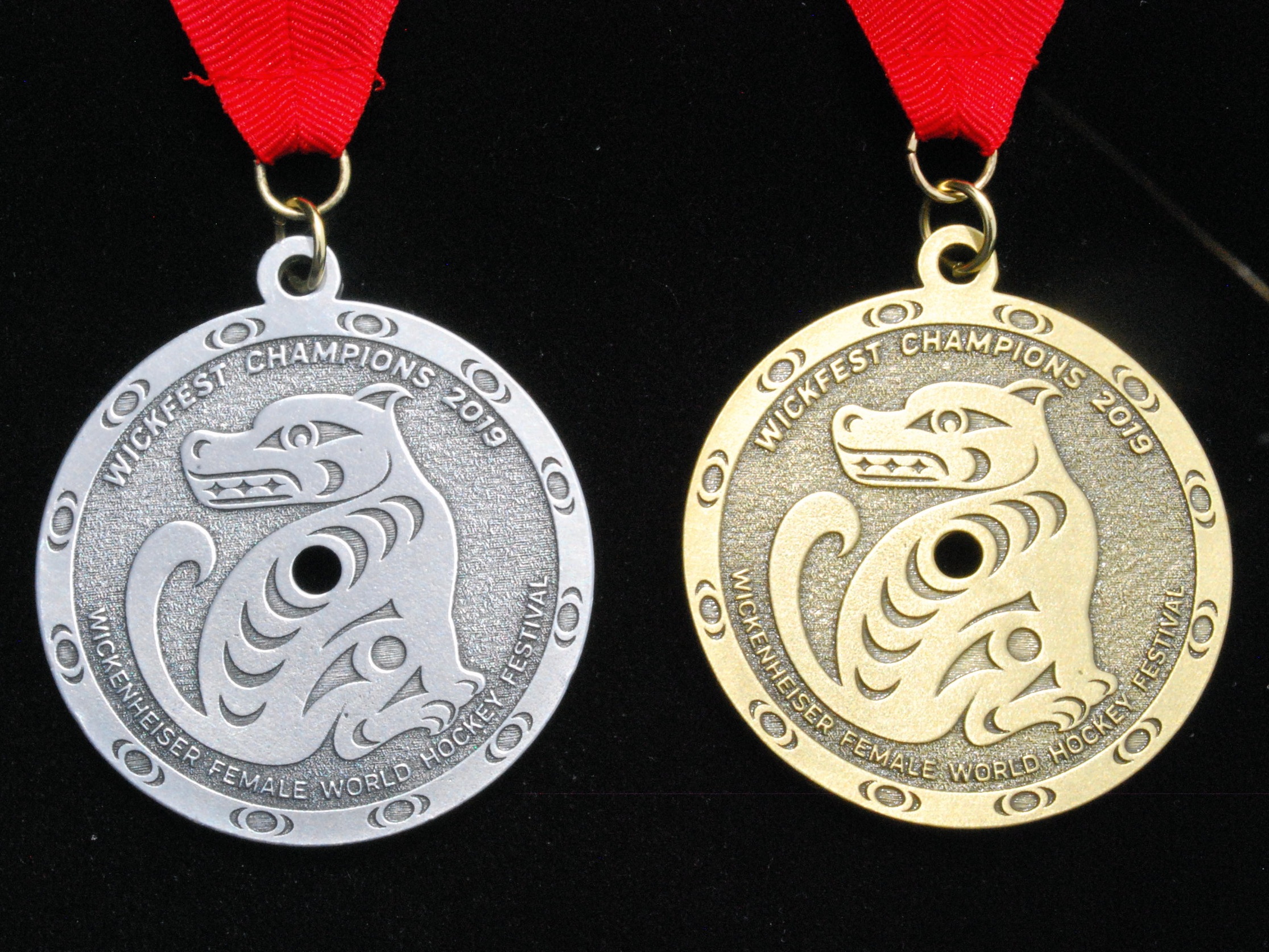 Medal design - Wickenheiser World Female Hockey Festival