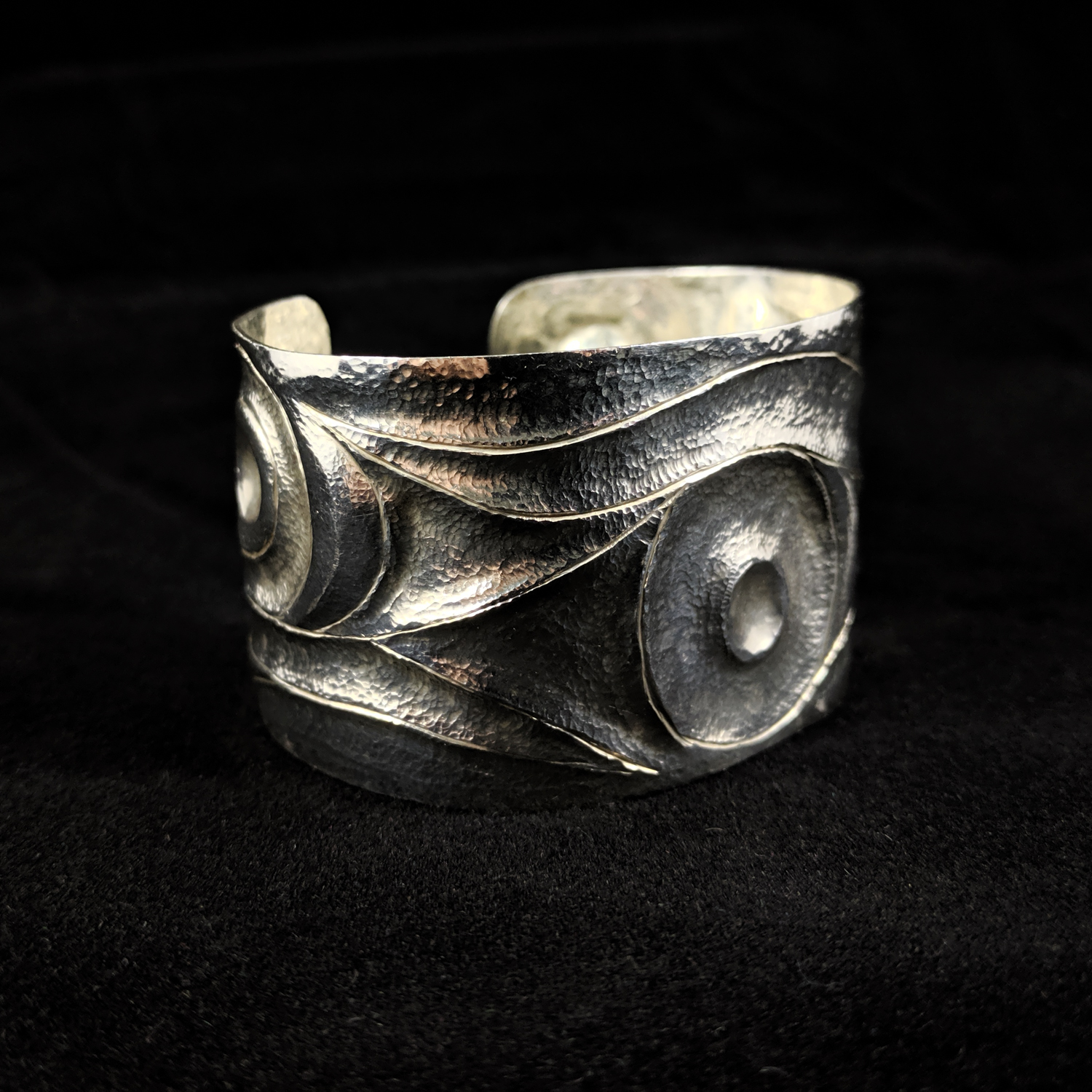 Silver Repoussé Bracelet