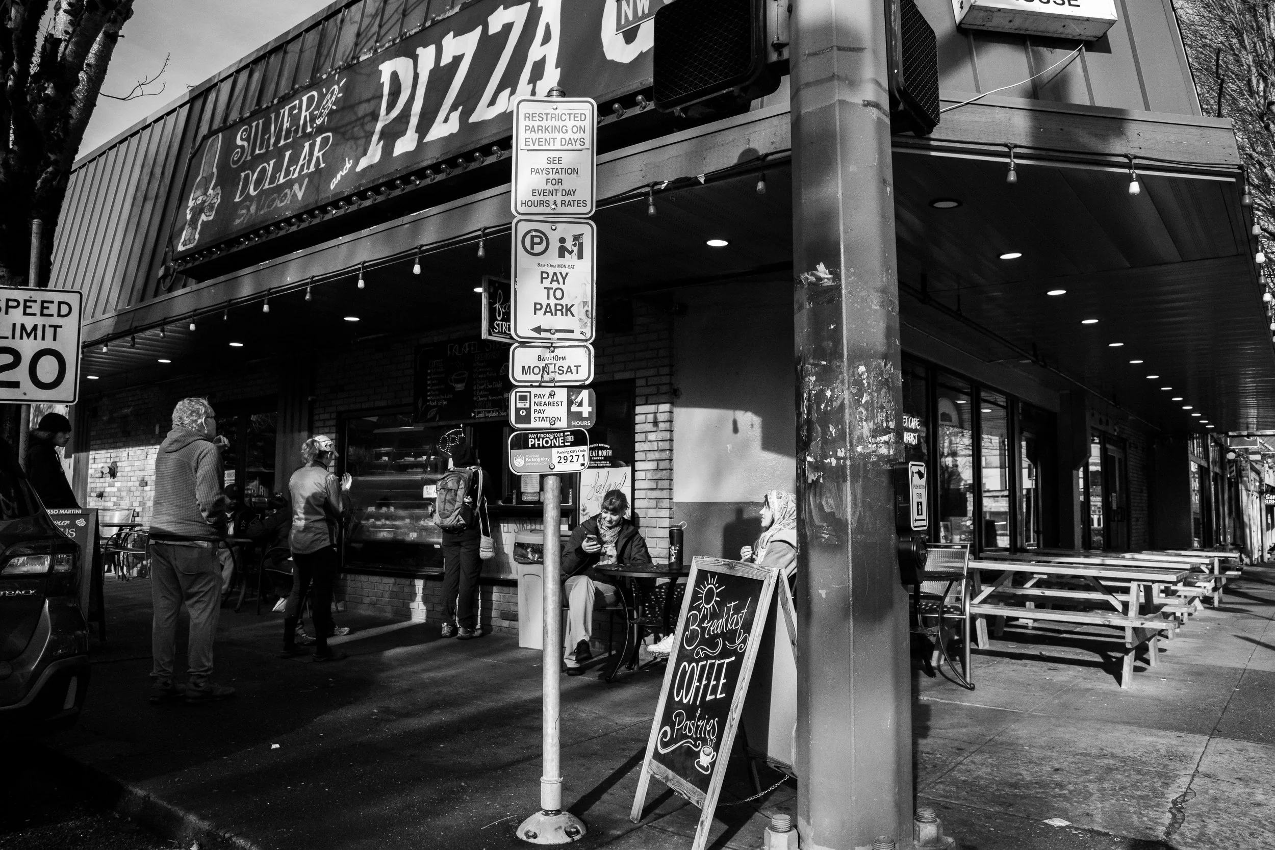 Magdalene at the Street Cafe