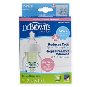 Browns Options+ Preemie Bottles, 2pk — Breastfeeding Center