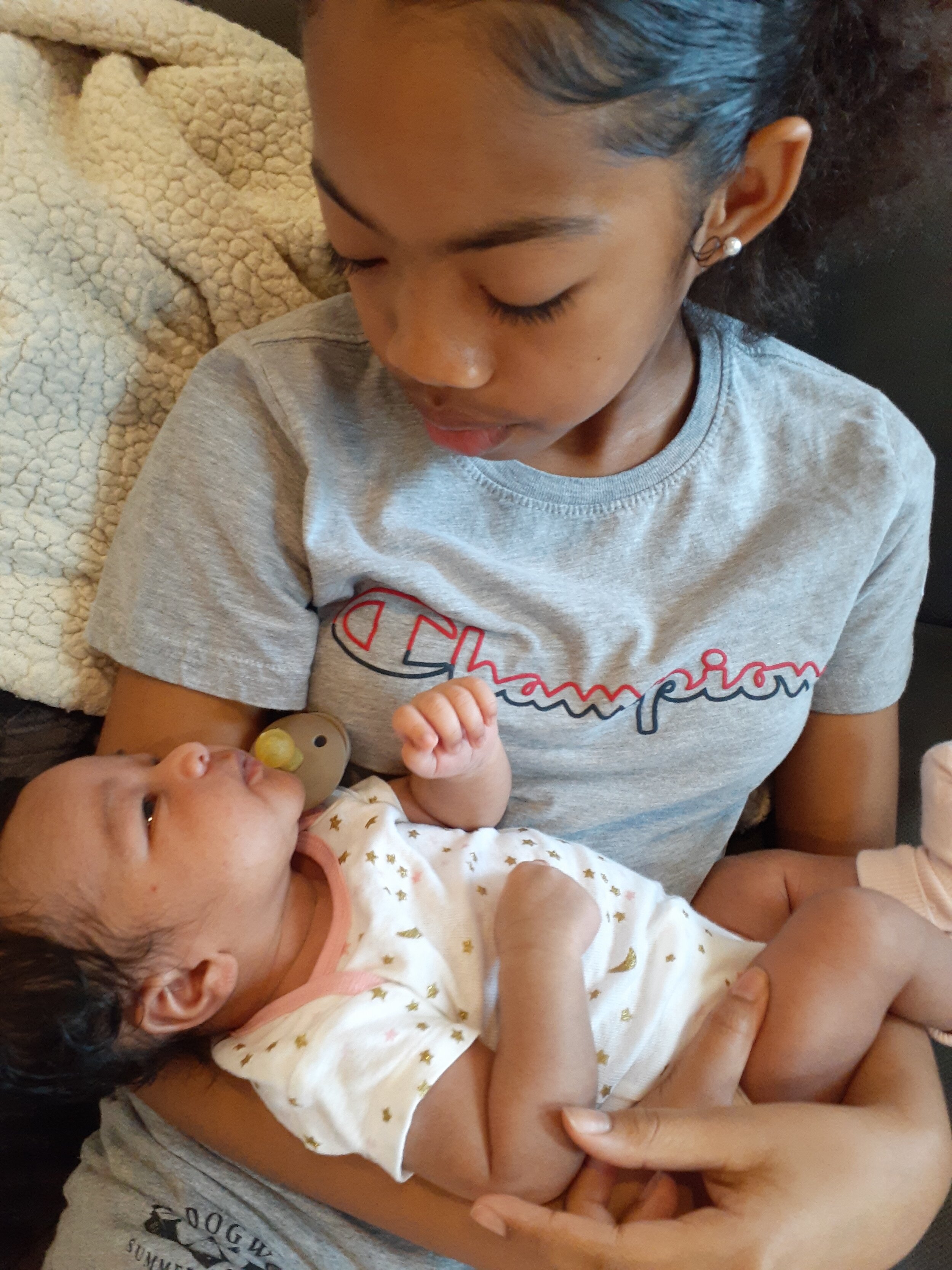 Tina's daughter &amp; newborn niece (2020)