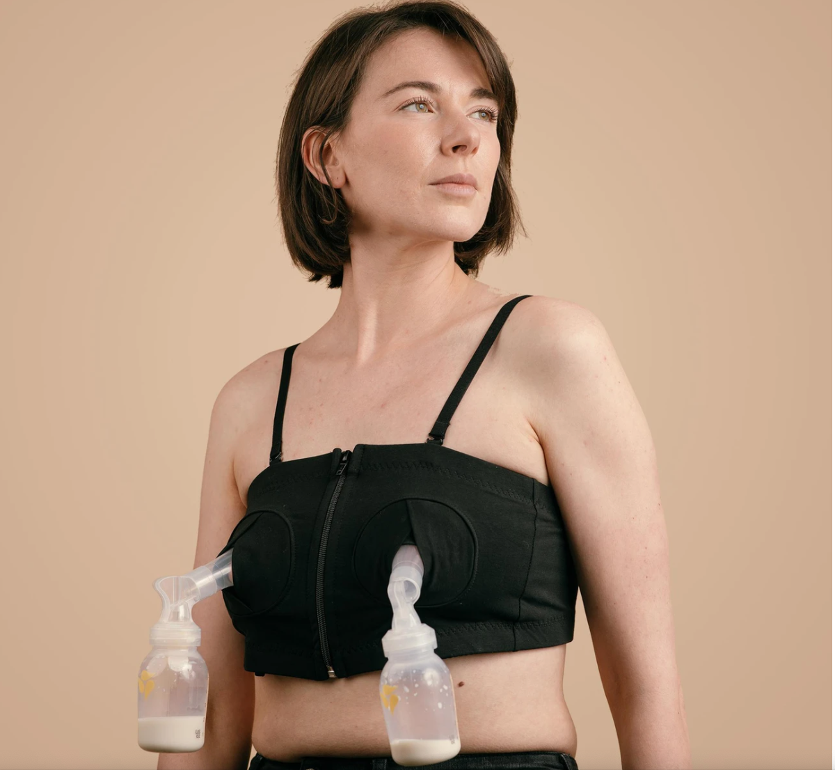 Simple Wishes Foundation Nursing and Hands Free Breast Pumping Bra 