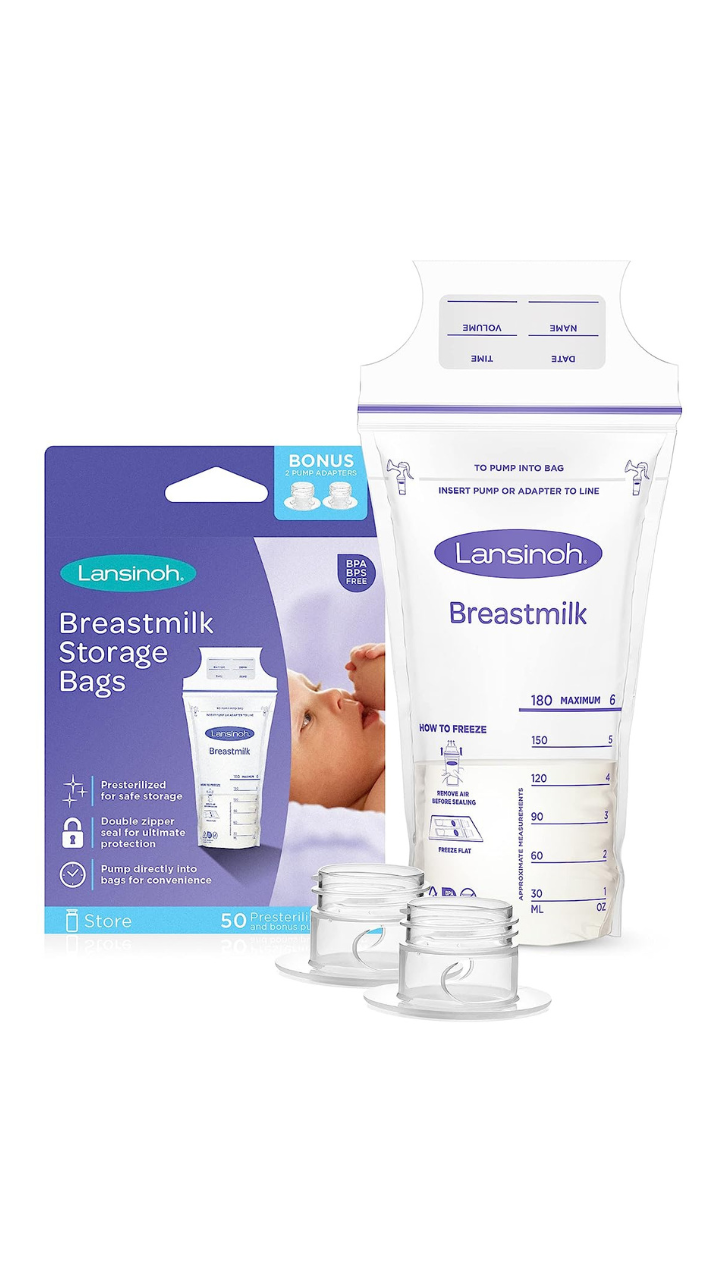 Lansinoh Milk Storage Bags, 50 count — Breastfeeding Center for Greater  Washington