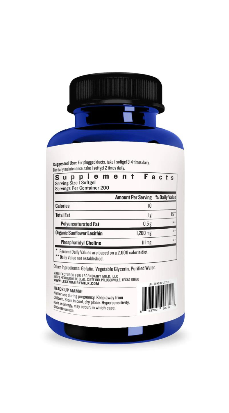 Legendairy Milk Sunflower Lecithin — Breastfeeding Center for