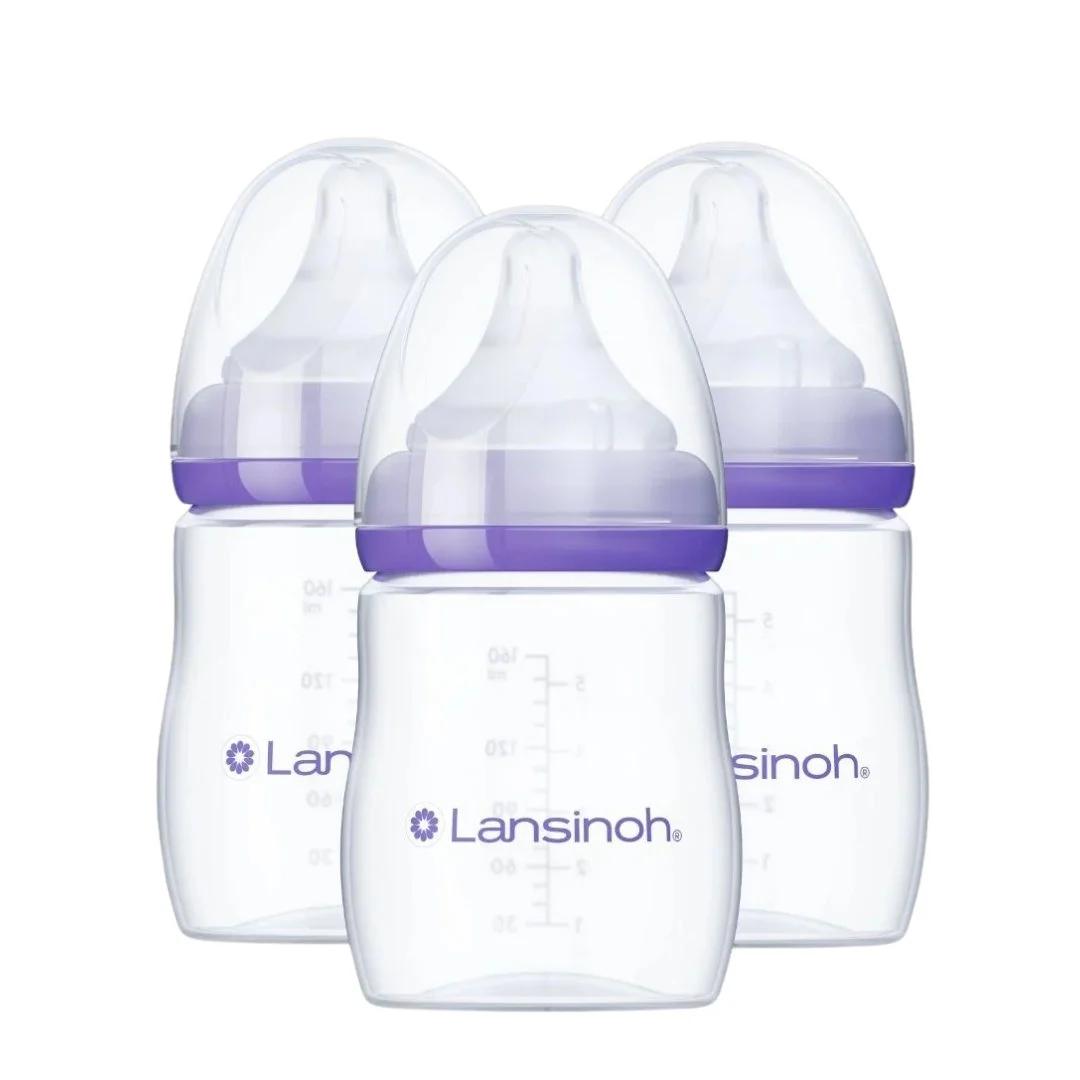 Lansinoh 5oz Bottles with Slow Flow Nipples
