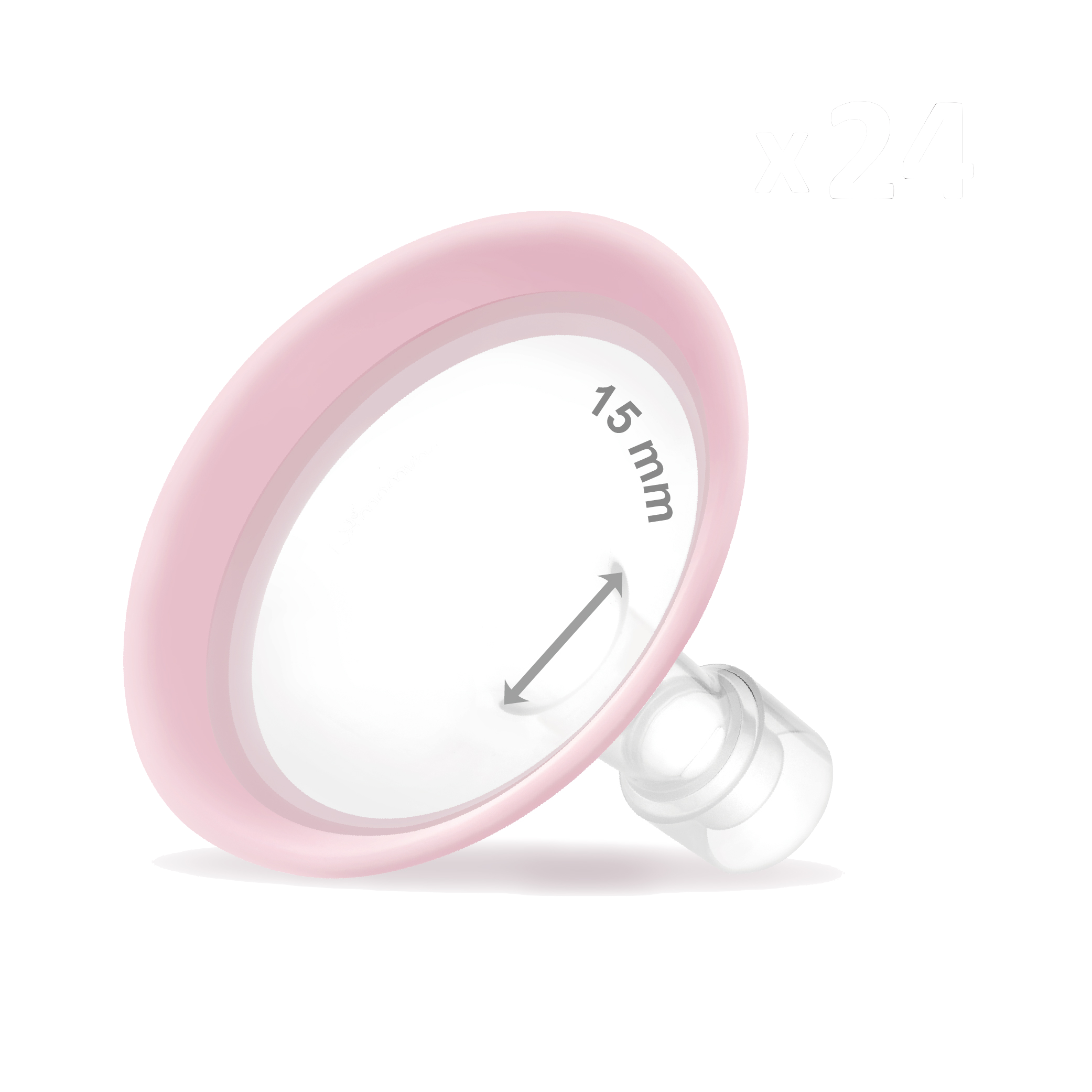 Maymom PAIR Pano Series Breastshield/Flanges (15mm-21mm)