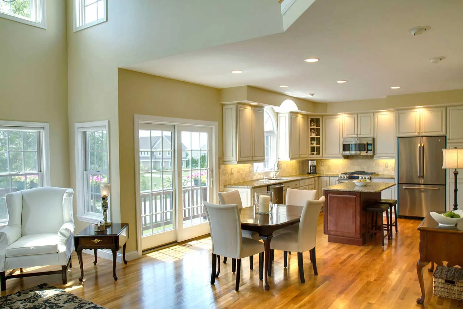 The kitchen was remodeled for a quick sale.