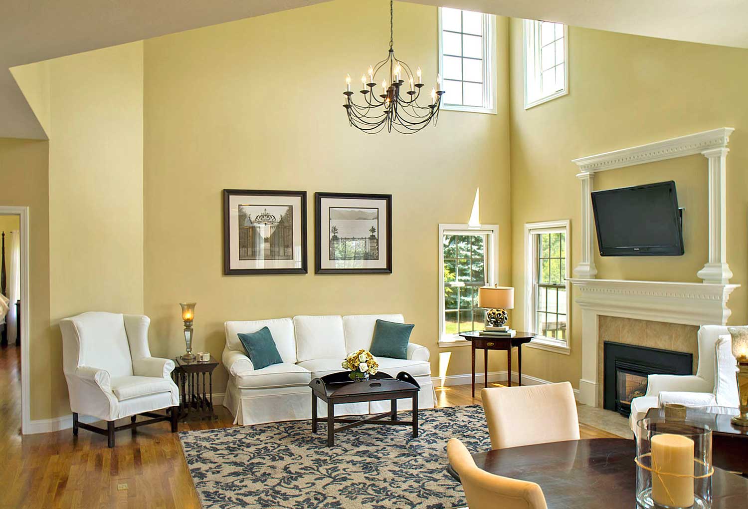 Living room remodel and styling.