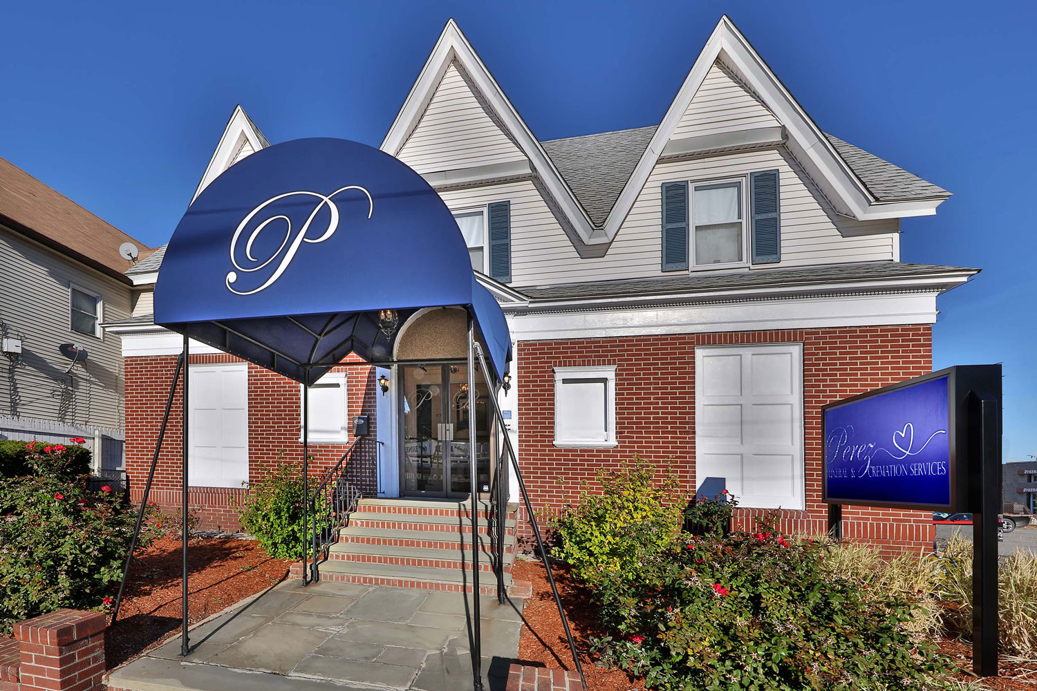 A new modern design for a dated funeral home