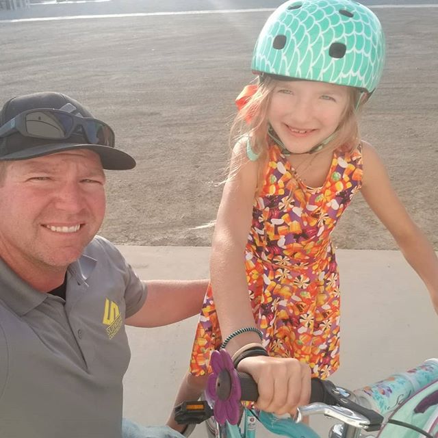 This might be a long process teaching this one to ride a bike!! But at least she looks good!