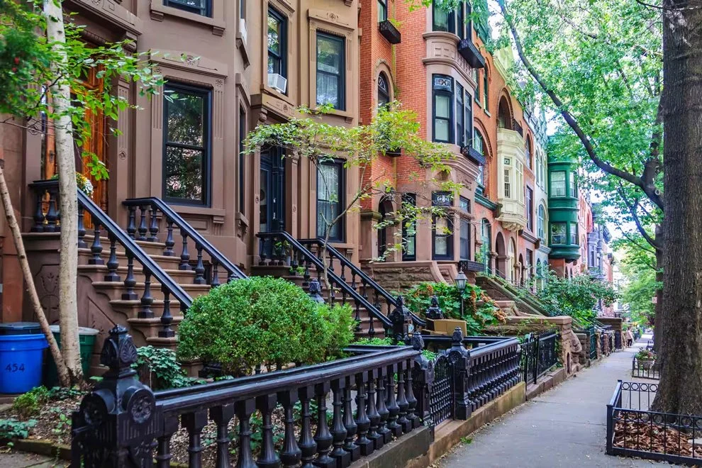 Park Slope brownstones