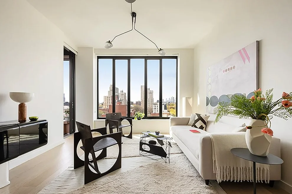 Living room at 58 St. Marks Place, Brooklyn - sold by Craig Yoskowitz, Corcoran