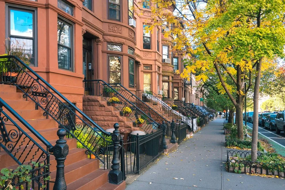 Park Slope brownstones