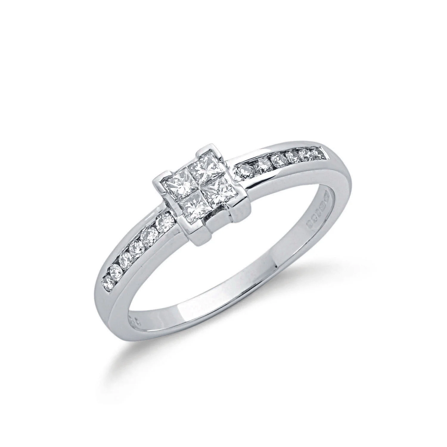 9ct White Gold 0.33ct Diamond Ring
