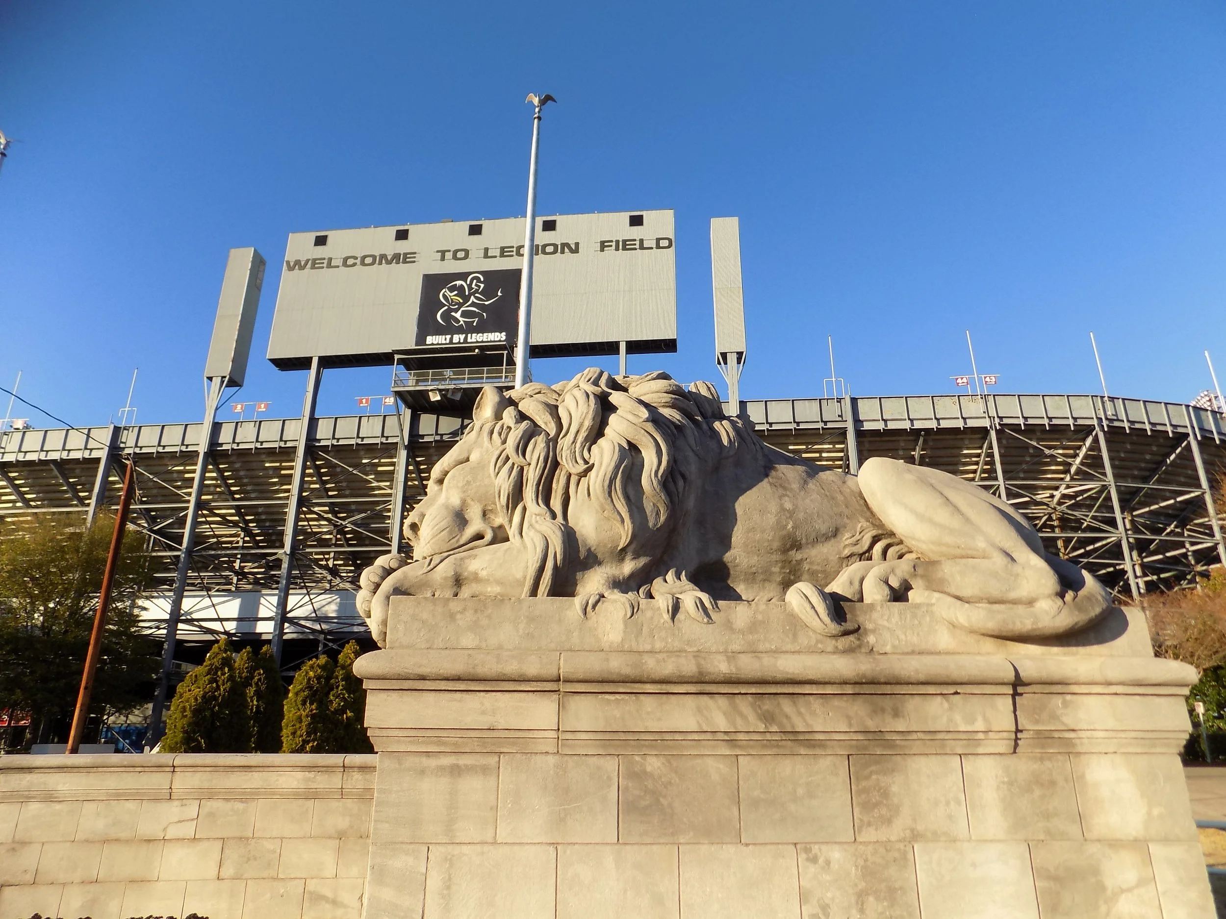 Legion Field event venue in Birmingham, Alabama.