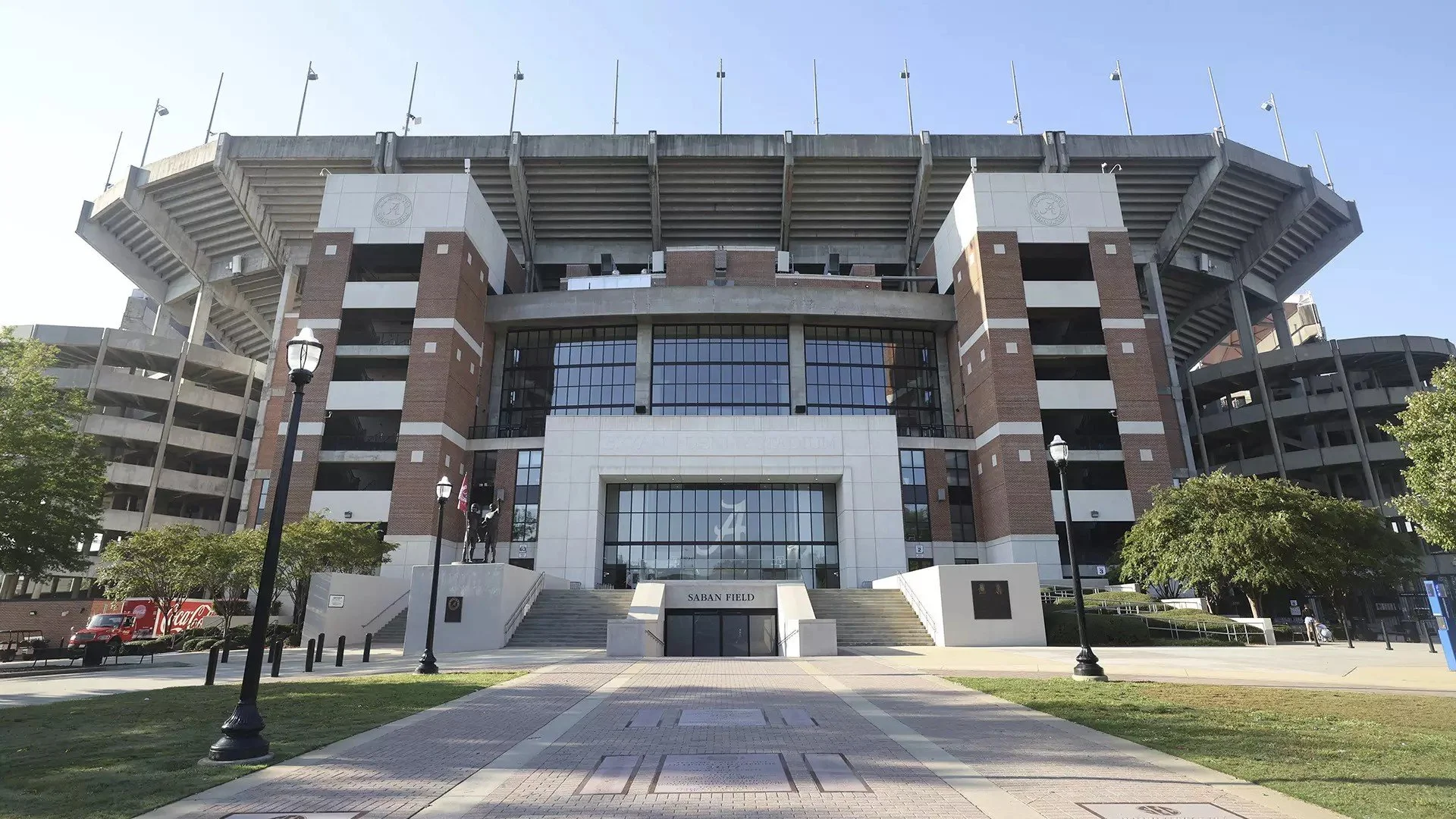 Bryant-Denny Stadium at the University of Alabama in Tuscaloosa, Alabama.