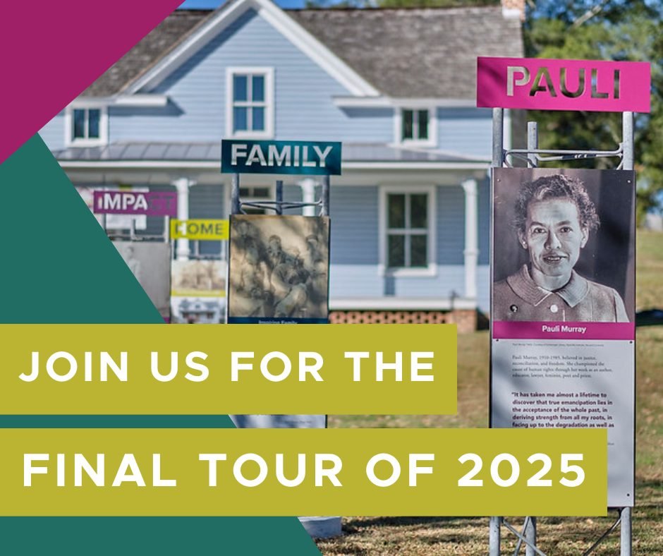 As we look back on this past year at the Pauli Murray Center for History and Social Justice, we&rsquo;re feeling deeply grateful for every visitor, every conversation, and every moment shared in Pauli&rsquo;s legacy of hope and transformation.

If yo