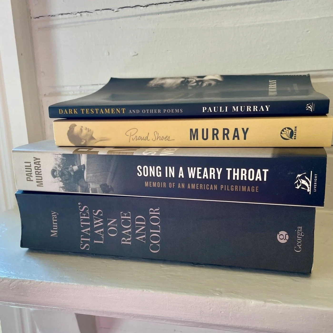 "A book should need no explanation; like a child, it is an act of creation carrying its own independent existence and its own justification."
 - Dr. Pauli Murray, Excerpt from a speech at Stanford L. Warren Public Library in Durham, North C