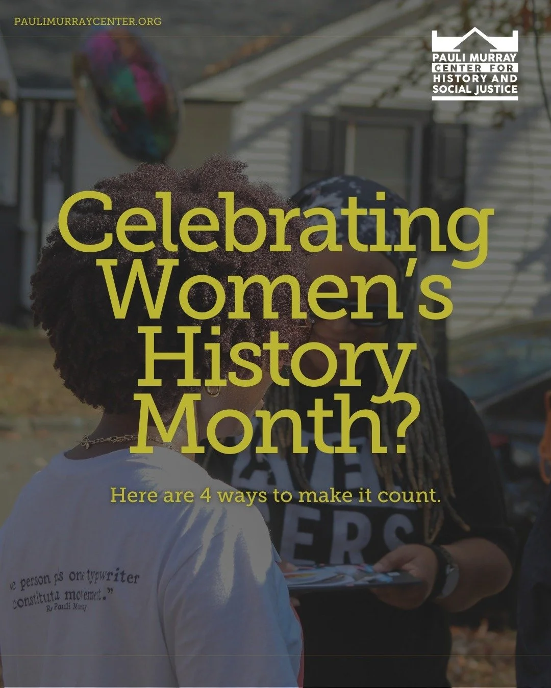 Women&rsquo;s History Month is more than a moment - it&rsquo;s an invitation. Whether you&rsquo;re learning, gathering, honoring, or giving, there are so many ways to celebrate the women who shape our world, both past and present. Save this post to g