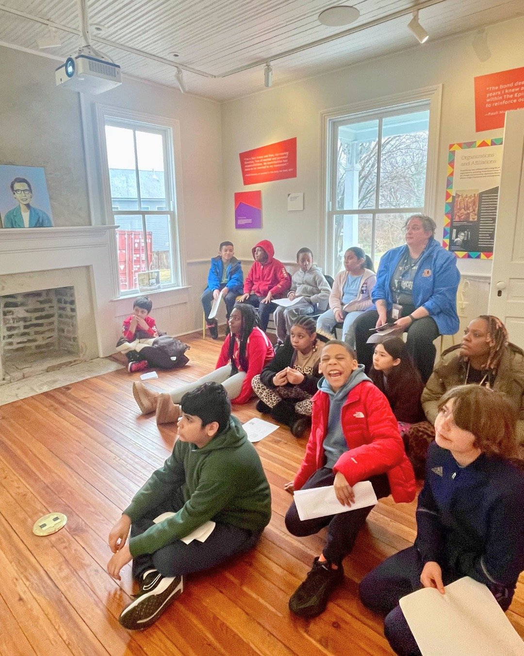 ✋🏾 Raise your hand if you're excited for field trip season at the Pauli Murray Center!

In just the past two weeks, we&rsquo;ve welcomed 100+ students from Murray Massenburg Elementary School to the Pauli Murray Center for weekday field trips. Stude