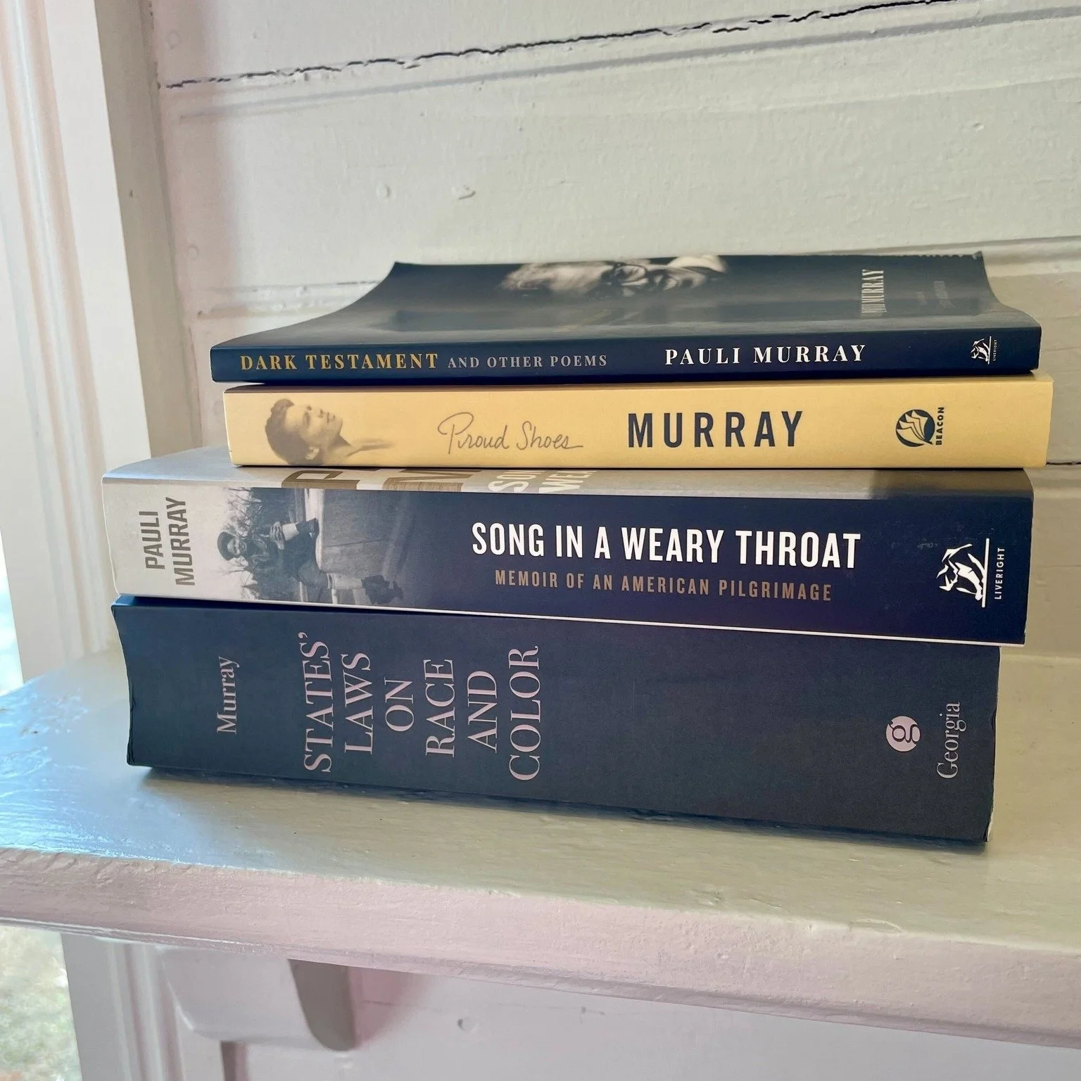"A book should need no explanation; like a child, it is an act of creation carrying its own independent existence and its own justification."
- Dr. Pauli Murray, Excerpt from a speech at Stanford L. Warren Public Library in Durham, North Ca