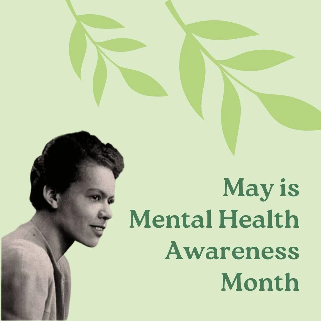 May is Mental Health Awareness Month. Did you know that Pauli Murray, a pioneering figure in civil rights and social justice, also faced ongoing mental health challenges? Throughout life, Pauli experienced depressive episodes, spent time in psychiatr