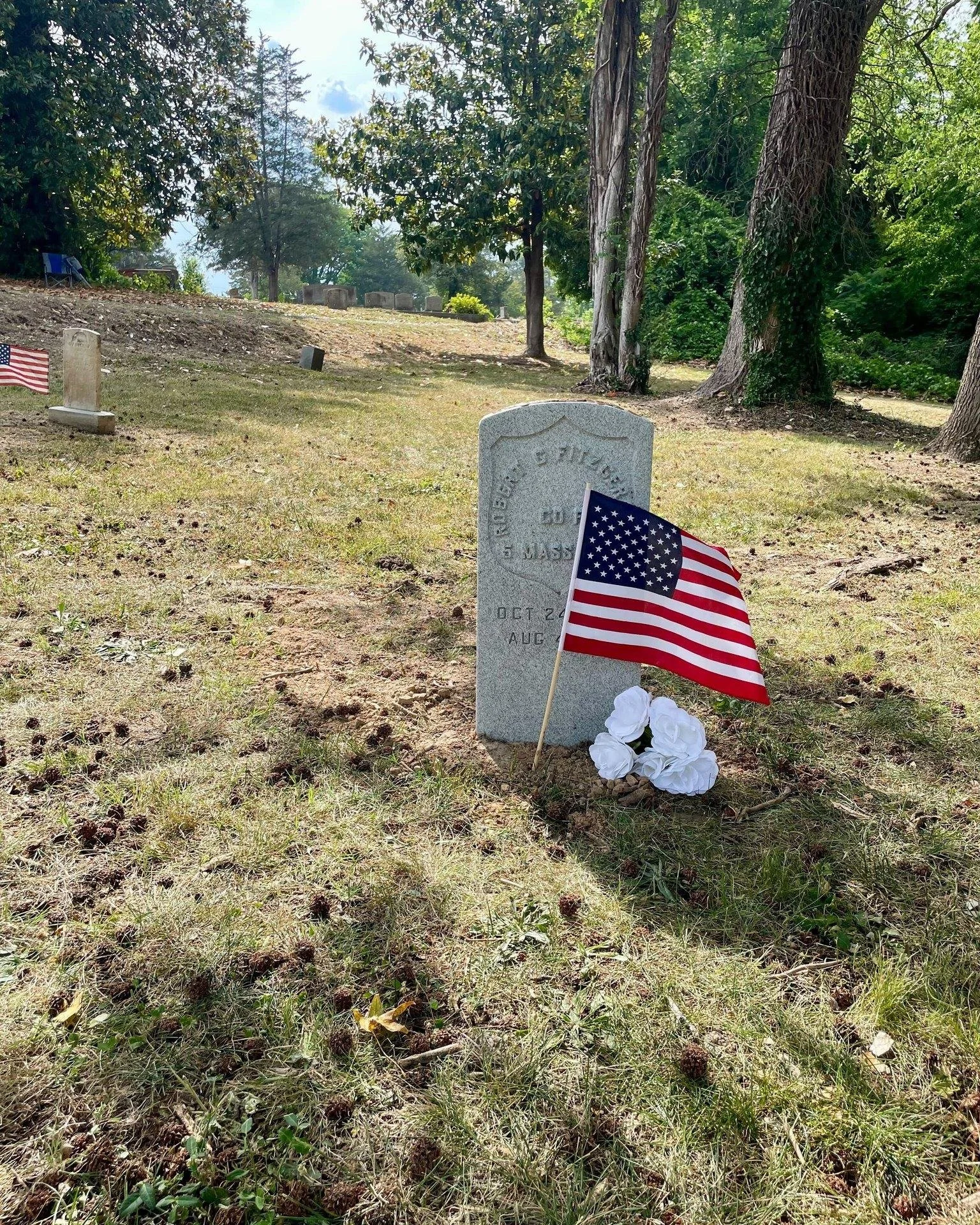 This Memorial Day, we honor the life and legacy of Robert Fitzgerald, a Civil War veteran and grandfather of Pauli Murray. This past week, descendants of Robert Fitzgerald gathered for the installation of a long-overdue headstone marking his resting 