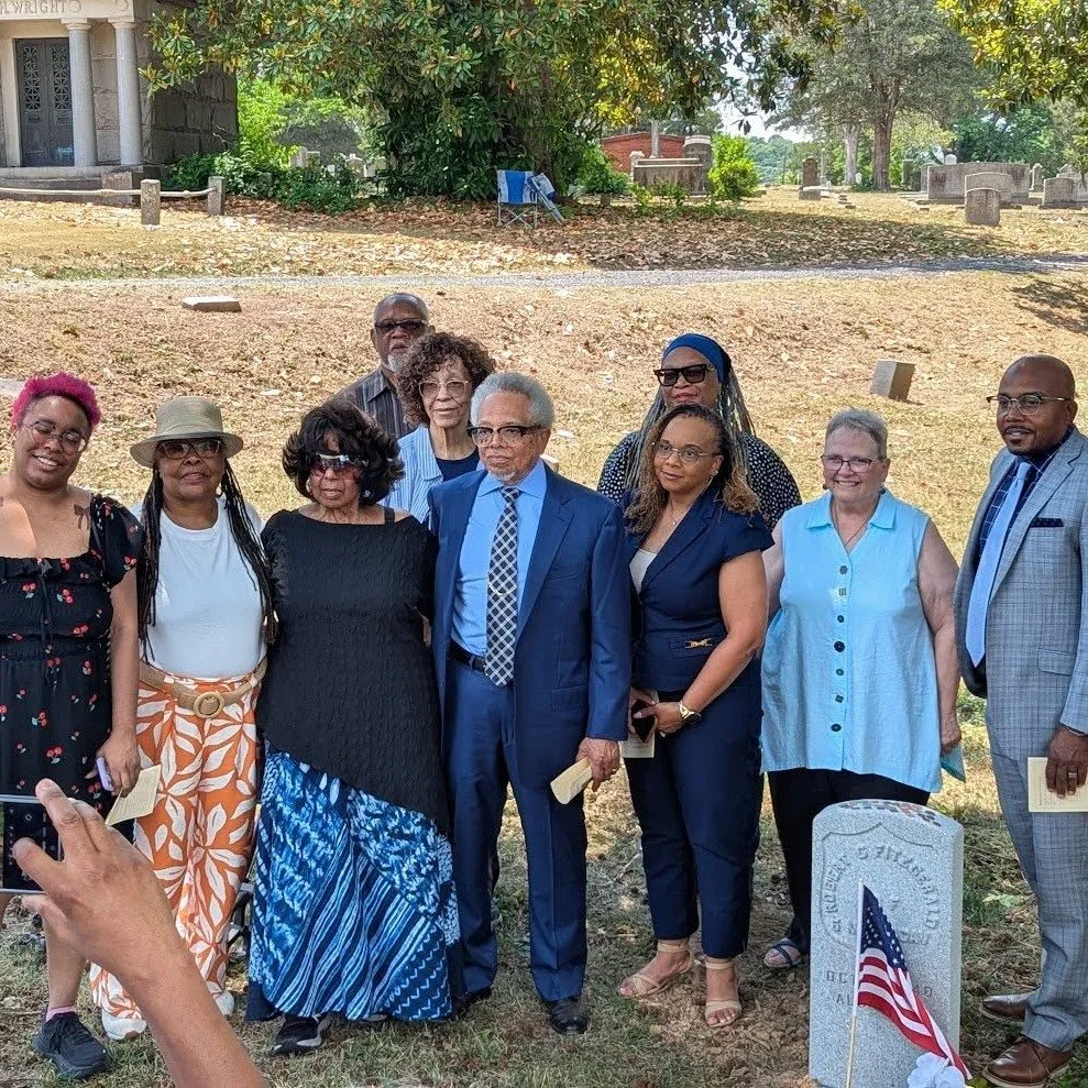 Last week, descendants of Robert Fitzgerald gathered for the installation of a long-overdue headstone marking his resting place in the Fitzgerald Family Cemetery in Durham. Robert Fitzgerald served during the Civil War and went on to become part of a