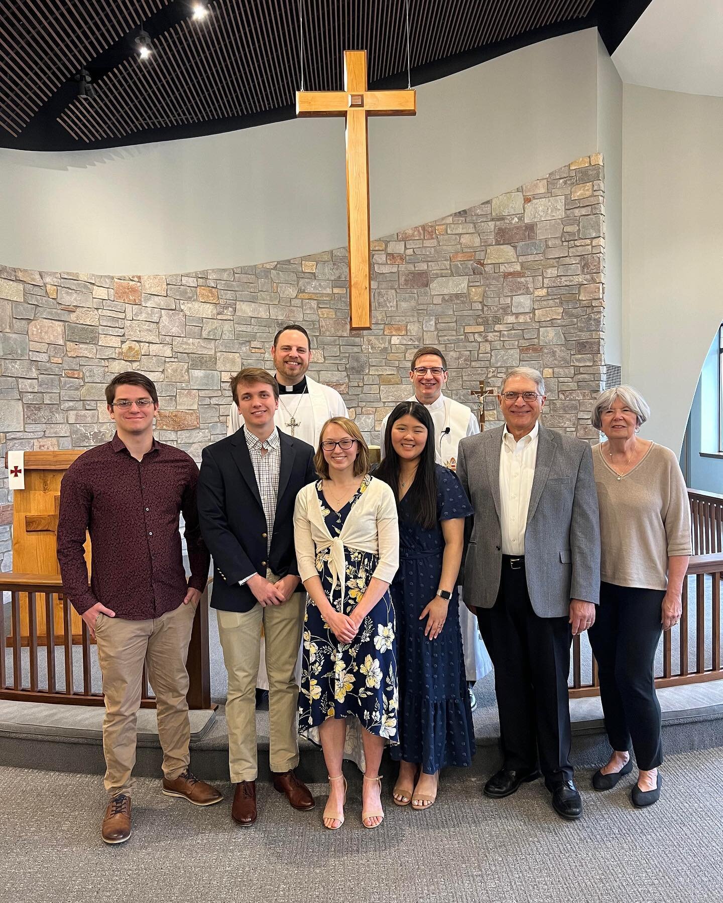 We&rsquo;ve had two great weekends of celebration in a row! The first photo is of our spring confirmands, who just completed the What Do Lutherans Believe class, and the second and third photos are of our May graduates. We couldn&rsquo;t be more prou