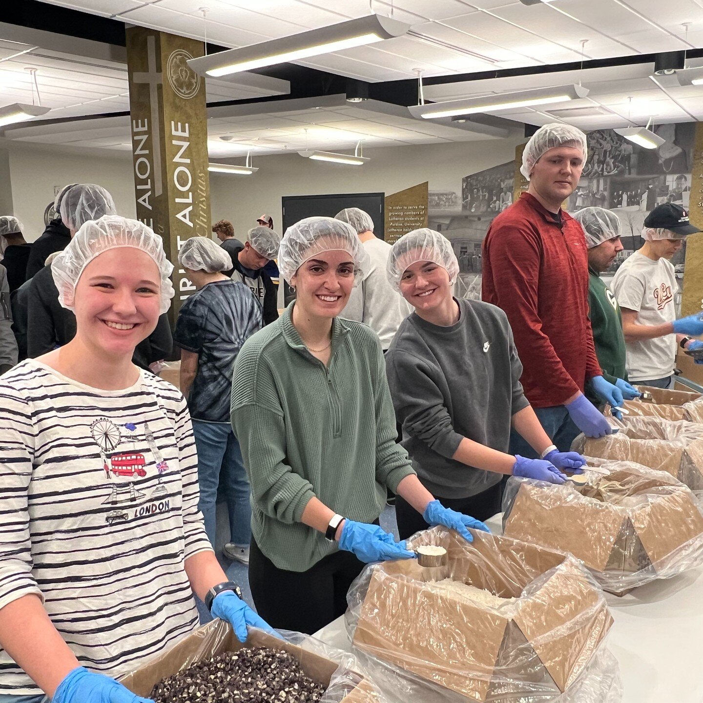 THANK YOU to all who graciously gave time, money, and energy to help make our first GENEROSITY FEEDS event a success. One hundred and seventy volunteers, along with those who generously donated funds, created 10,000 meals for hungry children and stud